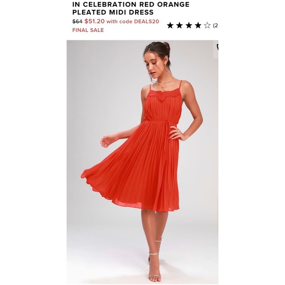 Lulus In Celebration Pleated Dress - Picture 2 of 2